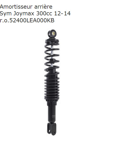 Amortisseur arrière pour SYM 300 Joymax, finition haute performance