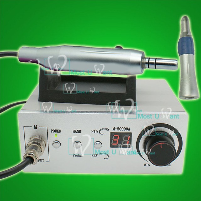Dental Lab Electric Brushless Handpiece Motor Straight Nose Polishing 50000 rpm eBay