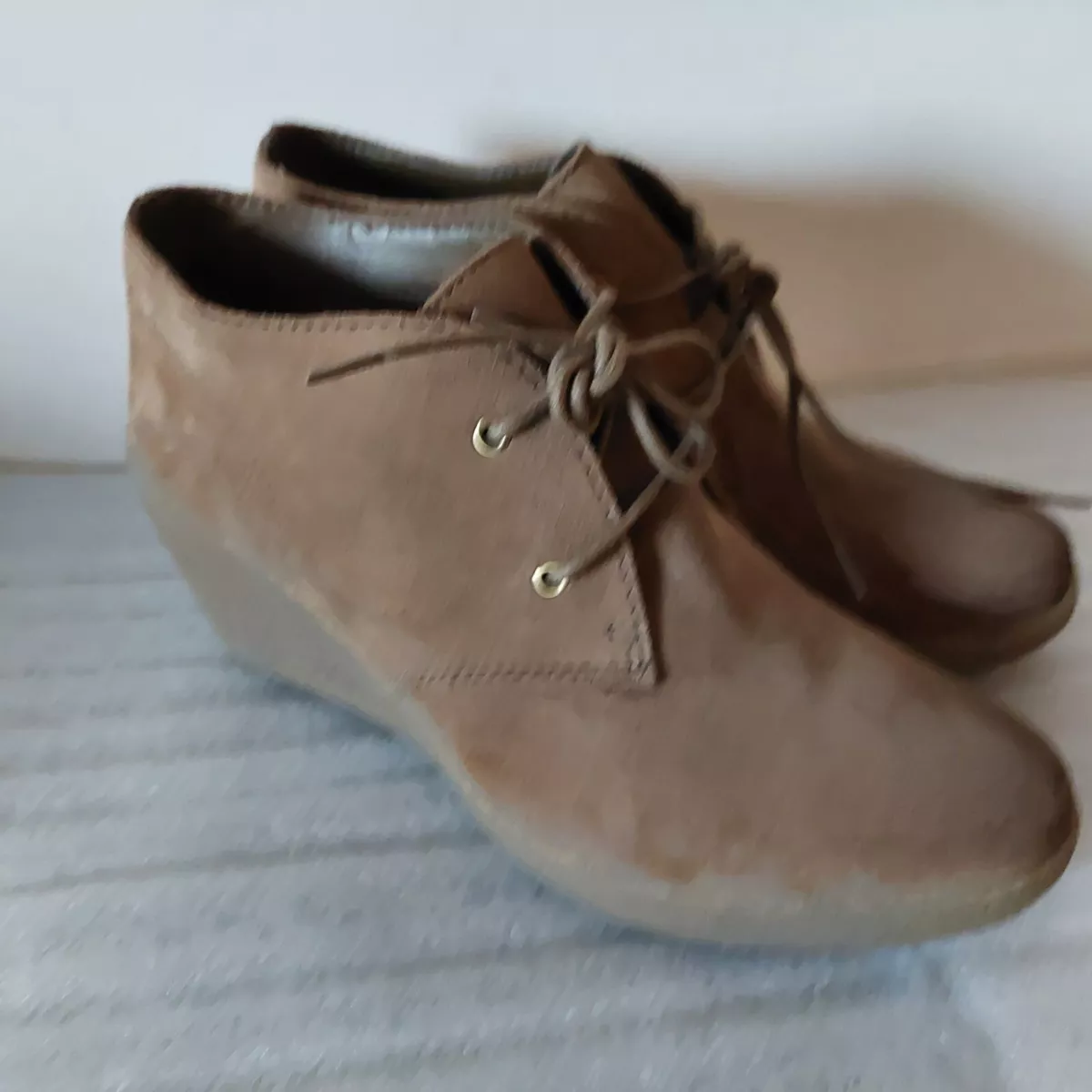 Clarks ladies best sale wedge boots