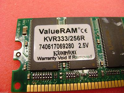 Kingston KVR333/256R * 256MB DDR PC2700 * 333Mhz Memory Module | eBay