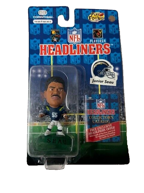 NEW 1996 Corinthian NFL Headliners Action Figure Junior Seau San