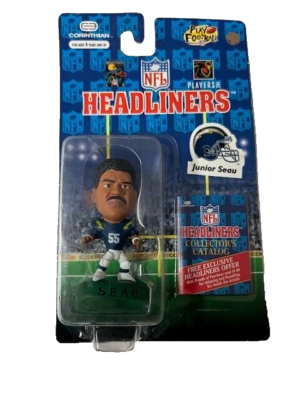 NEW 1996 Corinthian NFL Headliners Action Figure Junior Seau San
