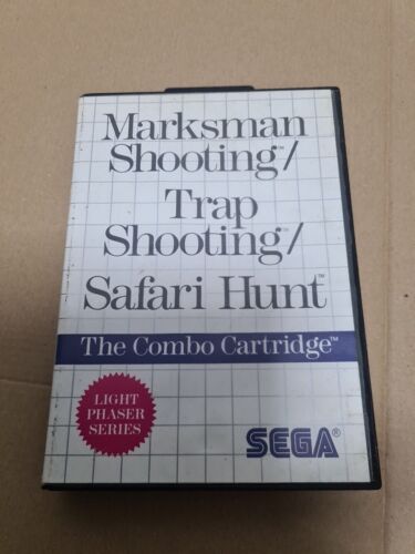 Master System - marksman shooting / trap shooting / safari hunt - boxed - Zdjęcie 1 z 10