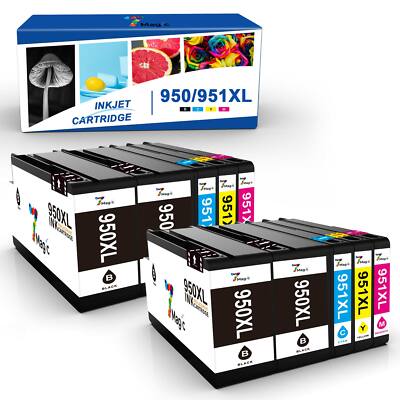 10 PK 950XL Ink for HP Officejet Pro 251dw 8100 8600 8610 8615 8640 Printer