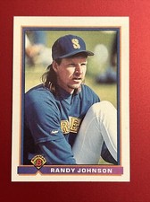 1991 Bowman Baseball Randy Johnson Card #253