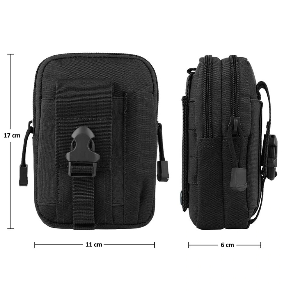 Fooletu Taktische MOLLE-Handyta­sche – Praktische Gürteltasche Für Smartphone, Werkzeug & EDC