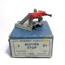 Vintage 1940’s  HORNBY DUBLO Meccano Gauge OO Buffer Stop D1 DA451 with Box