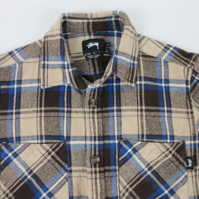 トップス 23ss Stussy Bay Plaid Shirts tan L トップス 23ss Stussy Bay Plaid Shirts tan L トップス 23ss Stussy