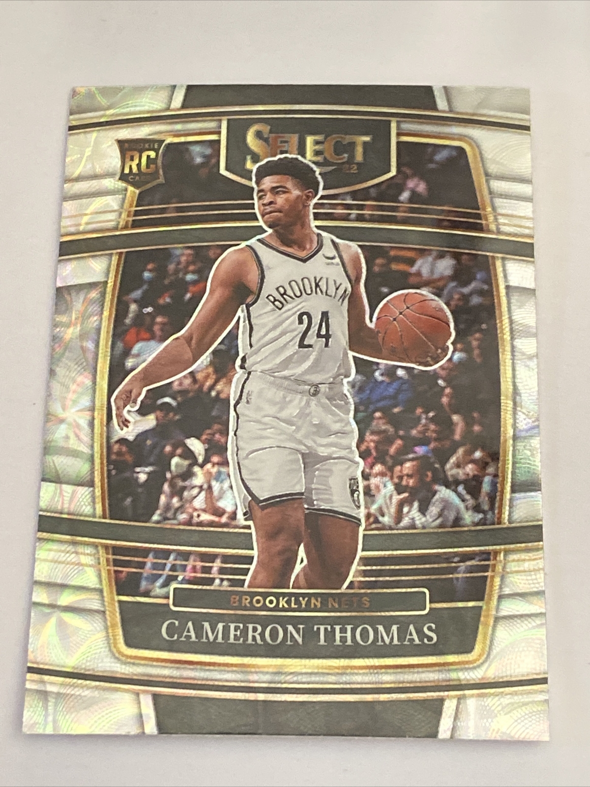 2021-22 Panini Select Cameron Thomas Scope Prizm Rookie Concourse #21 Nets