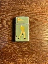 Vintage Rogers Lighter Golfer on the 18th Hole Made In Japan Need Flint & Fluid