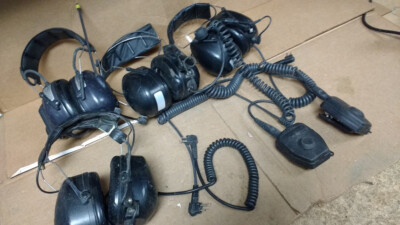 LOT OF 4  MIXED 3M Peltor Headset- 3-MT7H79A & 1-MT53H7A4720/ 2 3M PELTOR FL5014