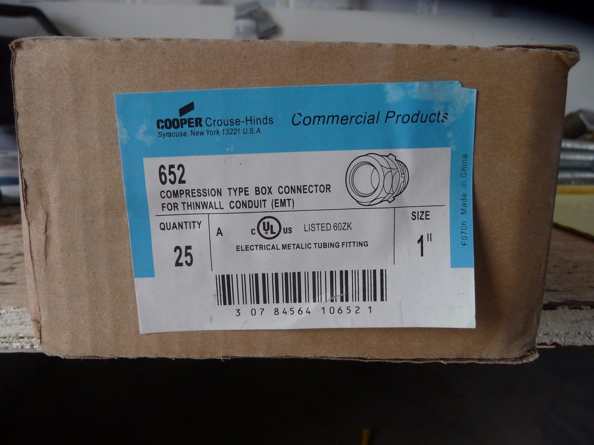 Cooper Compression Box Connector (Lot Of 19) 652 | eBay
