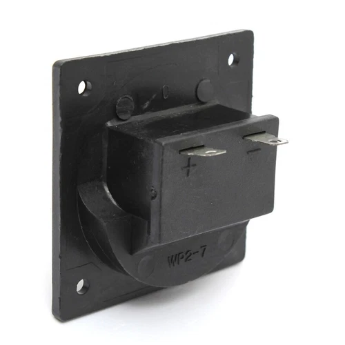 2x Subwoofer 2Wire Way Square Speaker Box Sub Push Spring Terminal Connector USA - Picture 5 of 9