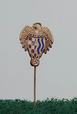 NK GRANICAR Djurdjevac, Football club vintage pin badge lapel KASUN 1960s !