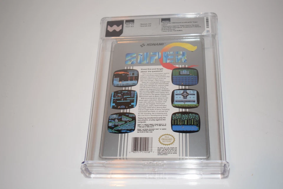 Super C (Nintendo Entertainment System 1990) Contra 2 NES -WATA 8.5 CIB (GWT35) - Image 3 of 4