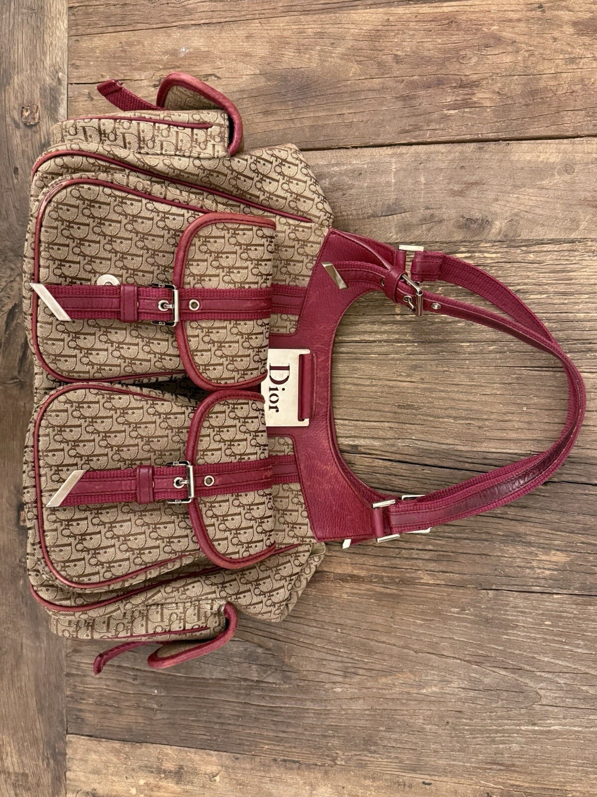 Christian Dior Monogram Canvas Multipocket Should… - image 2