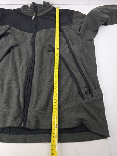 REI Jacket Mens Medium Green Black Fleece Full Zip Canada Vented Gorpcore - Picture 13 of 17