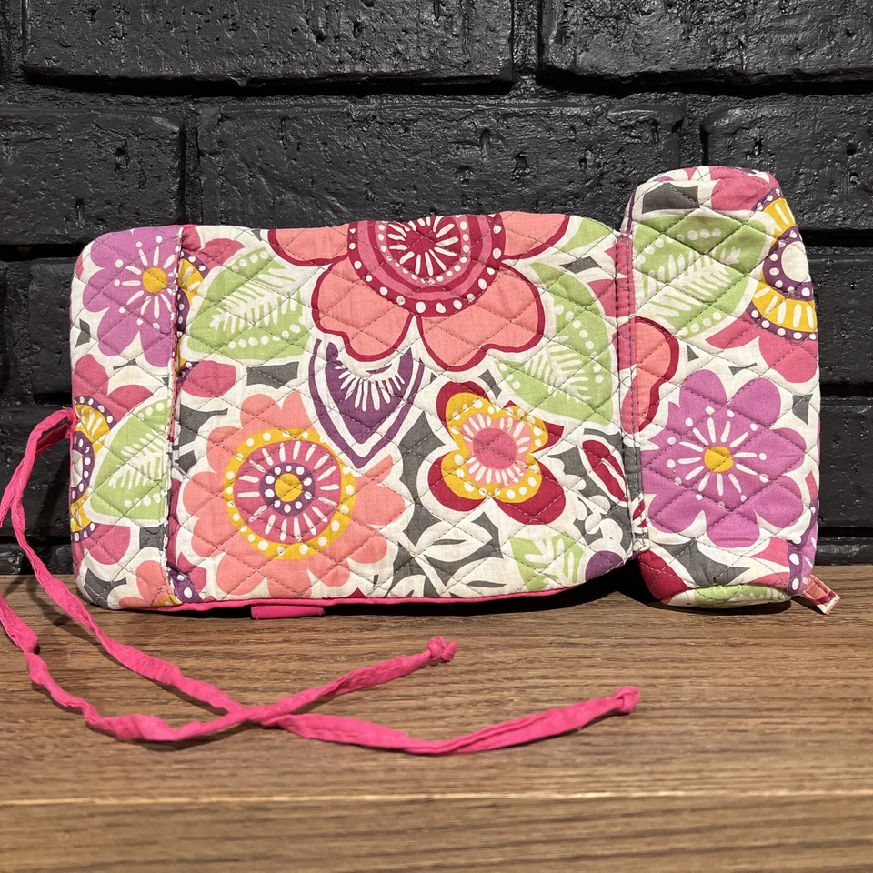 Bolsa de felpa de almacenamiento Pottery Barn Teen acolchada manicura/pedi roll estilo Vera Bradley Foto 2 de 4