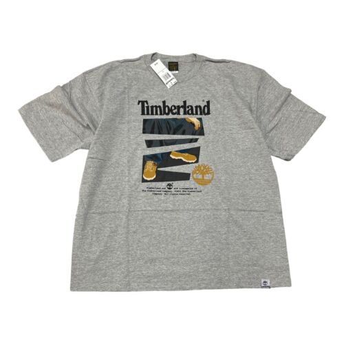 Vintage 2003 Timberland bottes tee-shirt hip hop style gangster basique Deadstock - Photo 1 sur 4