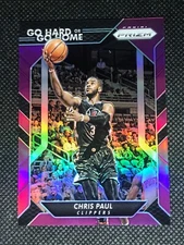 Chris Paul 2016-17 Prizm Purple Go Hard or Go Home 39/75 #11 Phoenix Suns