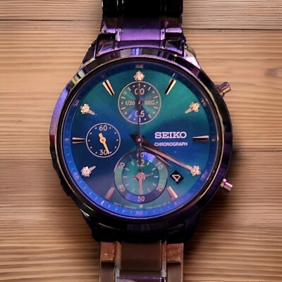 7T92 Seiko Chronograph Watch | eBay