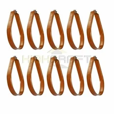 Highcraft 1/2-2 in. Swivel Loop Hanger, Copper Epoxy Coated Steel (10 Pack)