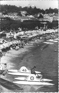 Carte Postale Sainte Maxime La Plage Ecrite Au Revers Ebay