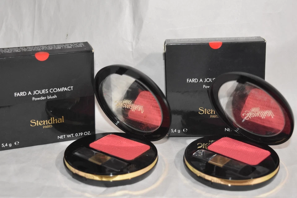 2X Blush em pó compacto Stendhal novo na caixa - 58 Rouge Passion Claret - Imagem 3 de 3