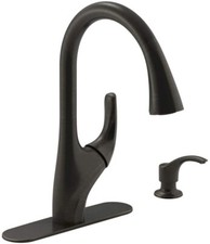 Kohler Kitchen Pull Down Faucet Sprayer Oil Rubbed Bronze Trielle R18594-SD-2BZ