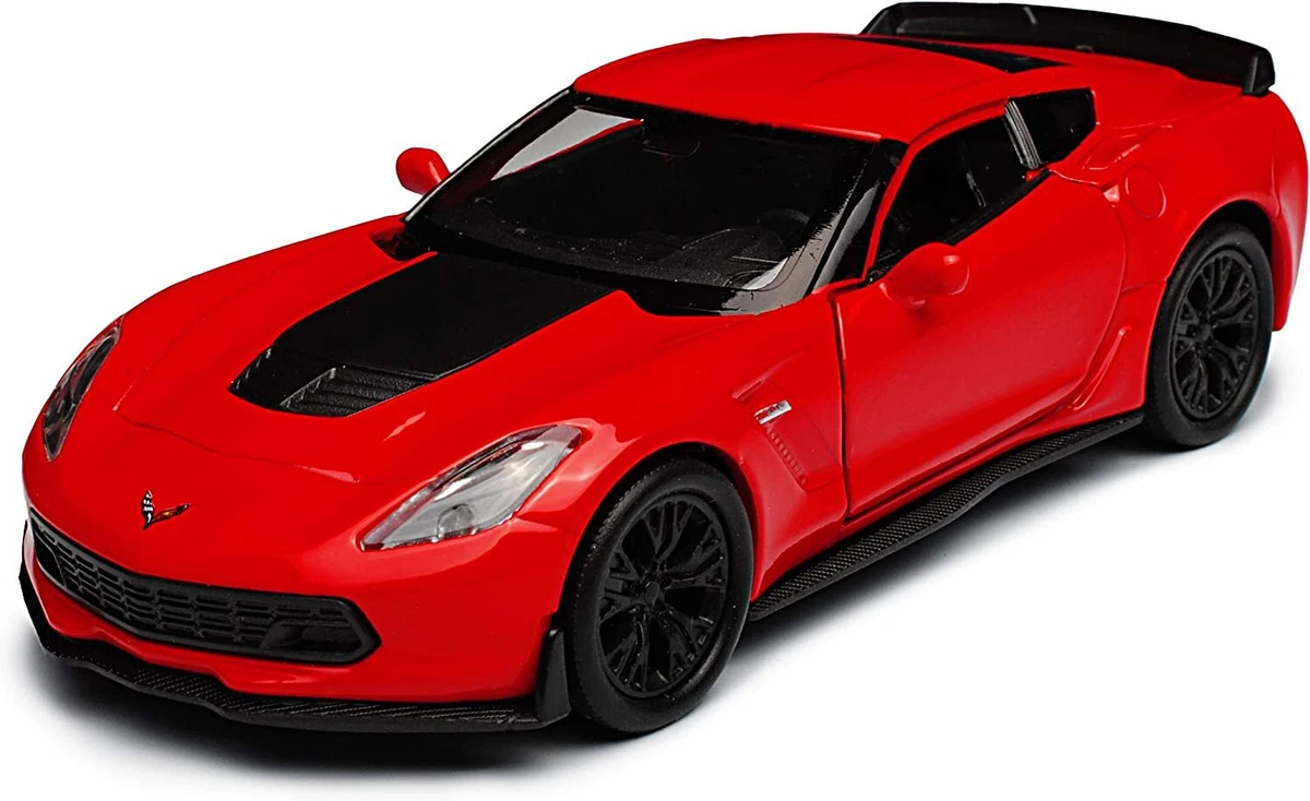 WELLY 2017 CHEVROLET CORVETTE Z06 RED 1:34 DIE CAST METAL NEW IN BOX | eBay