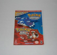 Pokemon Sapphire / Ruby Nintendo Gameboy Advance Prima Strategy Guide No Poster
