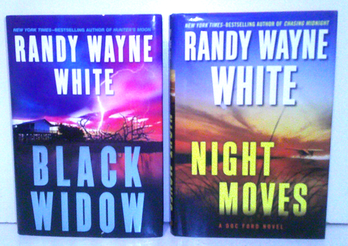 8 Randy Wayne White Books from the Doc Ford series Night Moves Black Widow - Zdjęcie 3 z 4