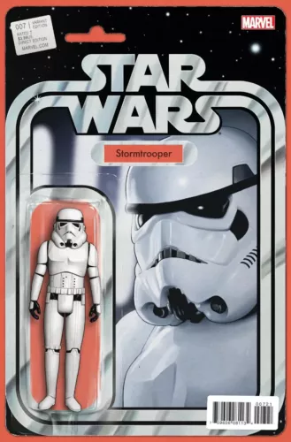 STAR WARS #7 JOHN TYLER CHRISTOPHER ACTION FIGURE COMIC MARVEL VARIANT 2015