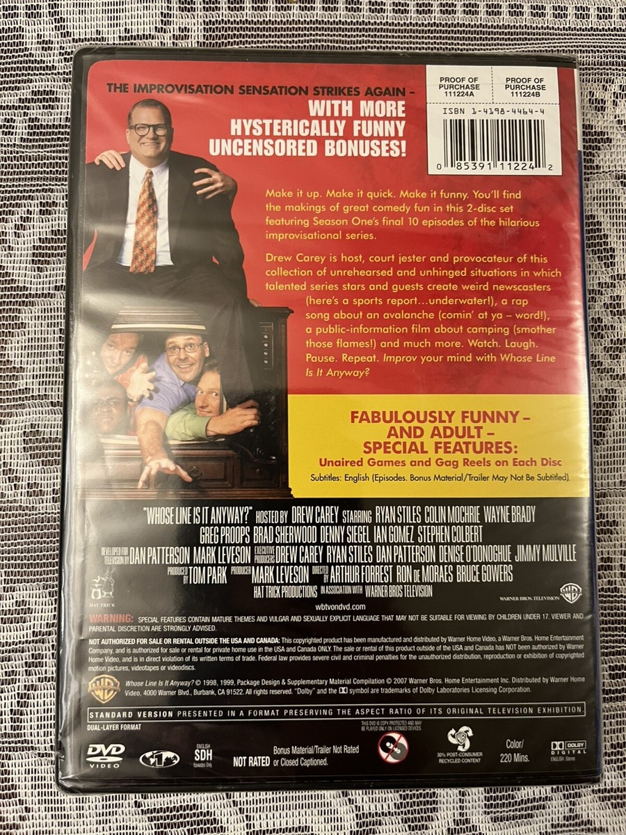 Whose Line is it Anyway - Season 1, Volume 2 (DVD, 2007