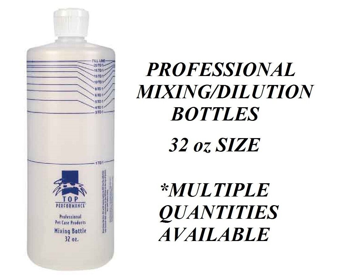 Top Performance DILUTION MIXING BOTTLE Container Grooming Shampoo  Conditioner
