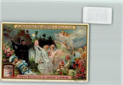 10183905-No. 2 Sogni di Faust-collectible picture Liebig Goethe