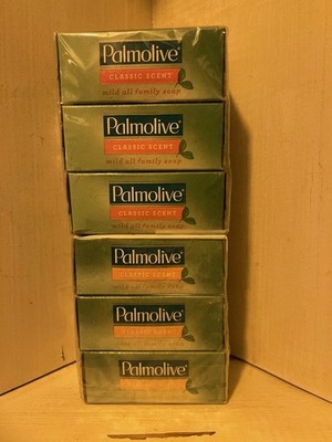 Palmolive Classic Scent Mild Family Soap 6 Bars Palm Oil Unisex