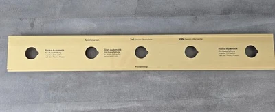Merkur Adp Gauselmann Tasten Blende goldfarbig - Bild 1 von 2