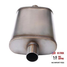 Universal 409 Stainless Muffler Straight-Through Performance Muffler 3"