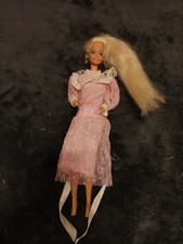 Barbie Kleidung, Puppenkleidung, rosa, weiß, Nachthemd, Sleep Time