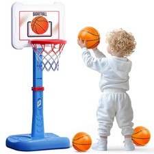 Toddler Basketball Hoop Indoor for Age 1-3, Sport Toys Gifts for Boys Girls