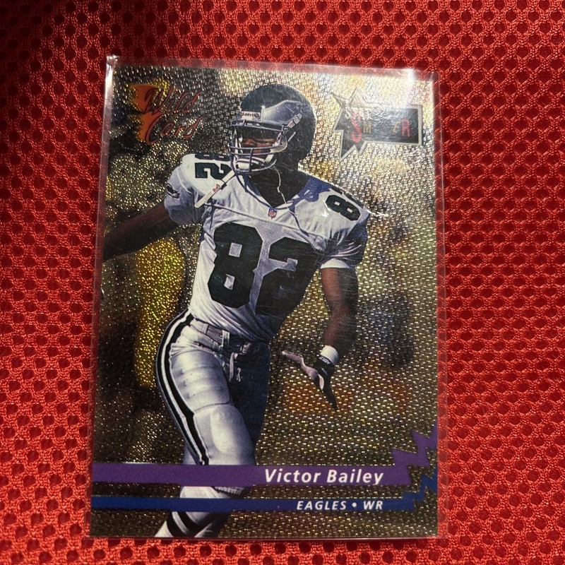 1993 Wild Card Stat Smasher #SS - 22 Victor Bailey - Eagles - Rookie