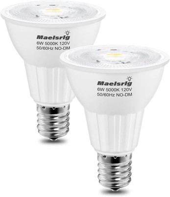 E17 LED Bulb 6W(60 Watt Equivalent), Intermediate Base Spotlight Bulb, Daylight