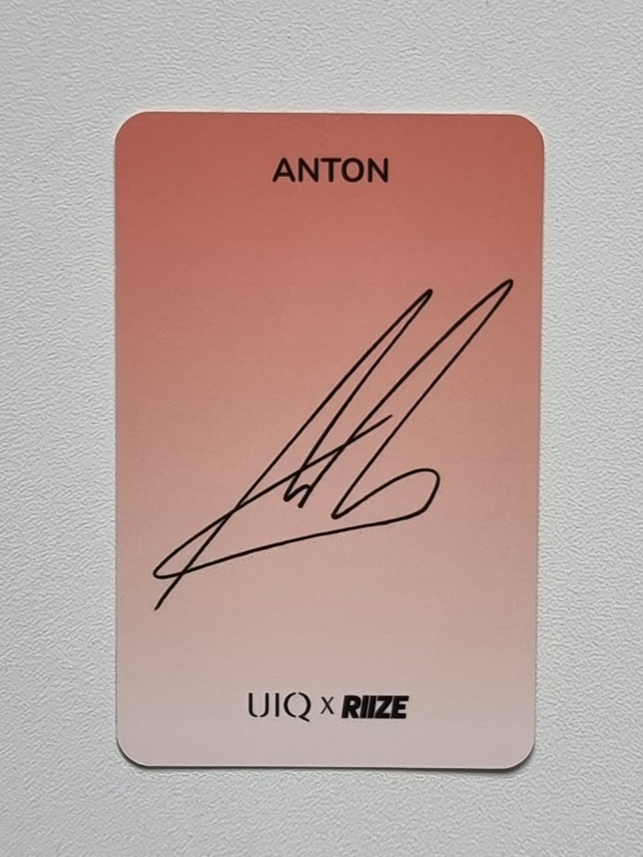 SET] RIIZE x UIQ NEW Official Photocard Set (6 pcs) PHOTO CARD