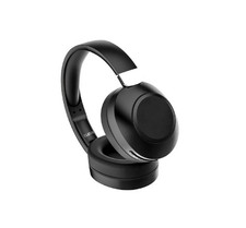 RCA Wave-54 Wireless Over-Ear Bluetooth Headphones, Black 12H Playtime Bluetooth