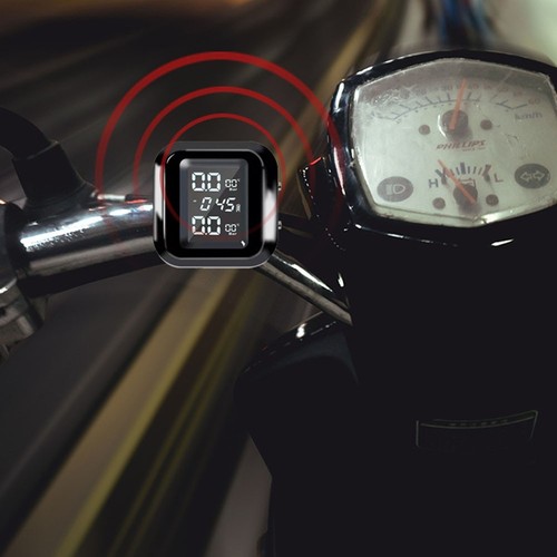 Motorcycle TPMS Wireless Tire Pressure Monitor System with LCD Display - Picture 4 of 11