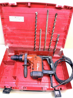 #ad #ad Hilti TE25 Rotary Hammer Drill Tool with Case 5 Extra Drill Bits $189.99