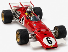 Exoto Ferrari 1:18 Formula 1 #6 Diecast Race Car w/ Helmeted Driver Red