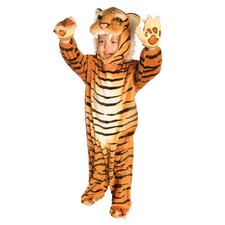 Brown Plush Tiger Costume Child Infant