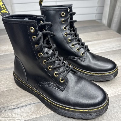 Dr. Martens 1460 Women's Original Smooth Leather Lace Up Boots - Black, Size 6W
